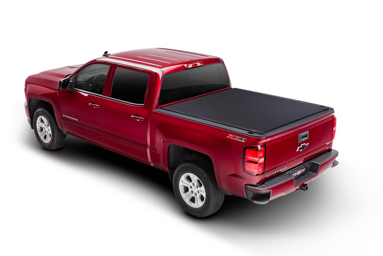 TRUXEDO 1471801 Pro X15 Soft Roll Up Truck Bed Tonneau Cover Fits 2014 - 2018, 2019 Limited/Legacy Chevy/GMC Silverado/Sierra 1500 5FT 9 INCH Bed (69.3 INCH) - High quality product image showing TRUXEDO 1471801 Pro X15 Soft Roll Up Truck Bed Tonneau Cover Fits 2014 - 2018, 2019 Limited/Legacy Chevy/GMC Silverado/Sierra 1500 5FT 9 INCH Bed (69.3 INCH) details and features