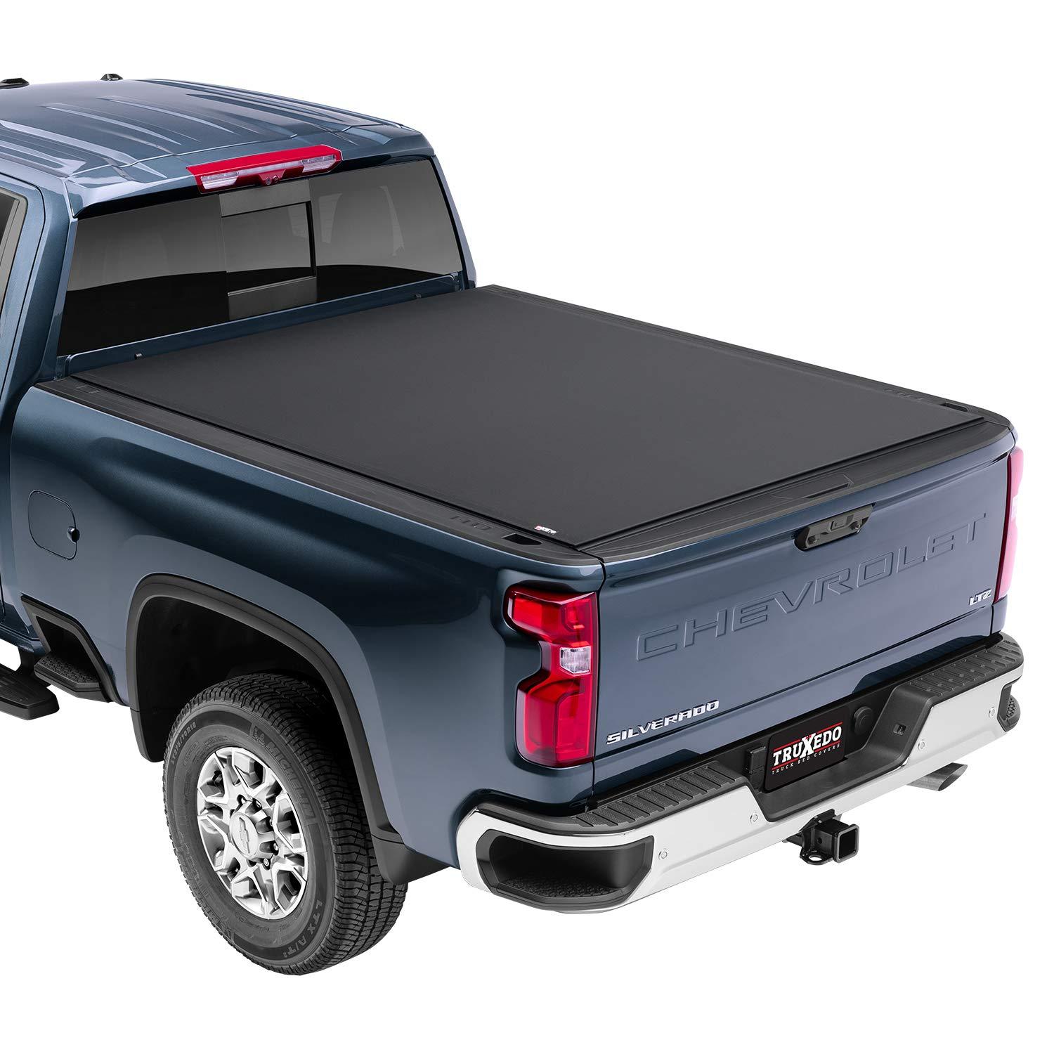 TRUXEDO 1472201 Pro X15 Soft Roll Up Truck Bed Tonneau Cover Fits 2014 - 2018, 2019 Limited/Legacy Chevy/GMC Silverado/Sierra 1500, 2015-19 2500/3500HD 8FT 2 INCH Bed (97.8 INCH) - High quality product image showing TRUXEDO 1472201 Pro X15 Soft Roll Up Truck Bed Tonneau Cover Fits 2014 - 2018, 2019 Limited/Legacy Chevy/GMC Silverado/Sierra 1500, 2015-19 2500/3500HD 8FT 2 INCH Bed (97.8 INCH) details and features
