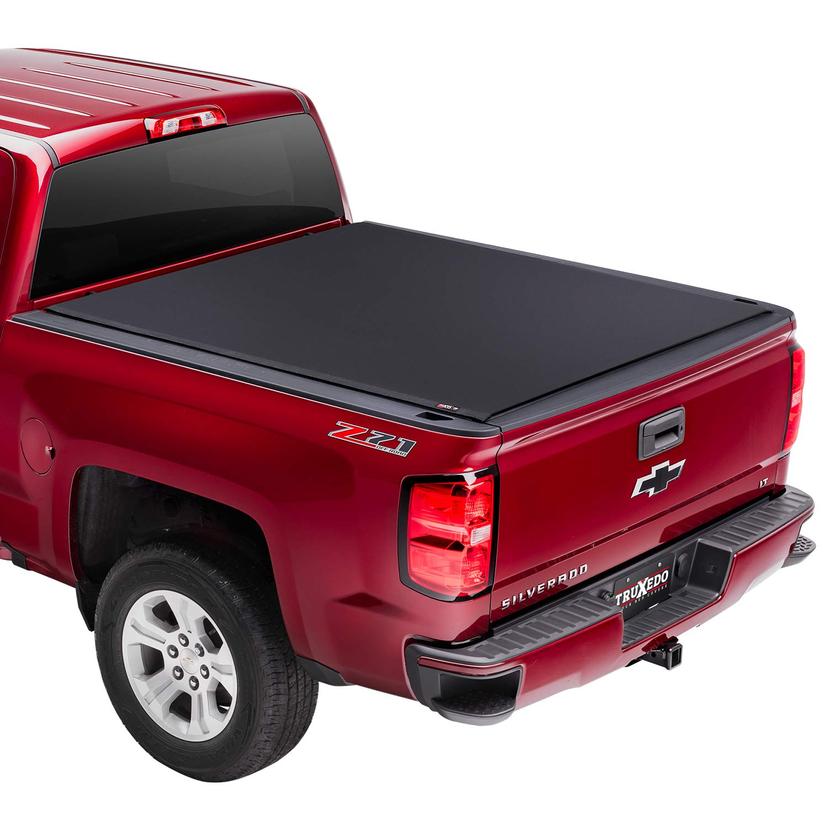 TRUXEDO 1472601 Pro X15 Soft Roll Up Truck Bed Tonneau Cover Fits 2019 - 2024 Chevy/GMC Silverado/Sierra, works w/ MultiPro/Flex tailgate 6FT 7 INCH Bed (79.4 INCH)