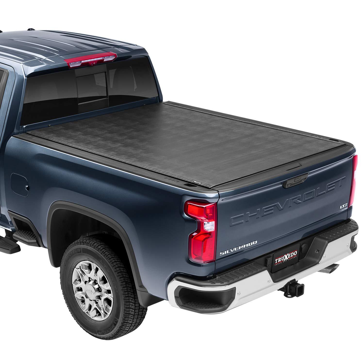TRUXEDO 1572801 Sentry Hard Rolling Truck Bed Tonneau Cover Fits 2019 - 2024 Chevy/GMC Silverado/Sierra 1500, 2020-21 2500/3500HD 8FT 2 INCH Bed (98.2 INCH) - High quality product image showing TRUXEDO 1572801 Sentry Hard Rolling Truck Bed Tonneau Cover Fits 2019 - 2024 Chevy/GMC Silverado/Sierra 1500, 2020-21 2500/3500HD 8FT 2 INCH Bed (98.2 INCH) details and features