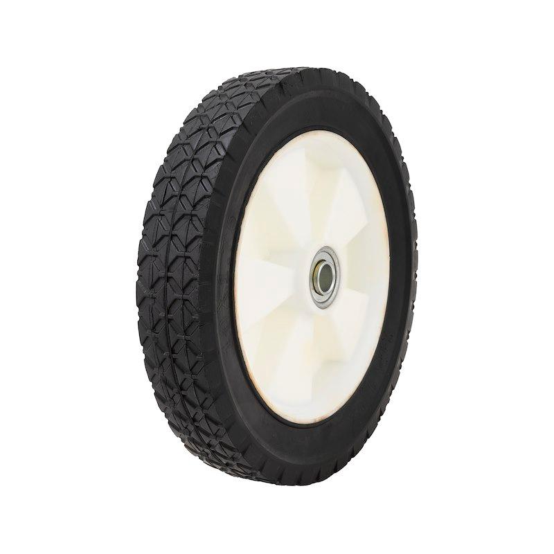 TOTE-N-STOR 20015 Portable Waste Holding Tank Wheel; Replacement For Tote-N-Stor 4-Wheeler Portable Waste Holding Tank; Rear Wheel; 10 Inch Diameter x 1-3/4 Inch Width; Rubber - High quality product image showing TOTE-N-STOR 20015 Portable Waste Holding Tank Wheel; Replacement For Tote-N-Stor 4-Wheeler Portable Waste Holding Tank; Rear Wheel; 10 Inch Diameter x 1-3/4 Inch Width; Rubber details and features