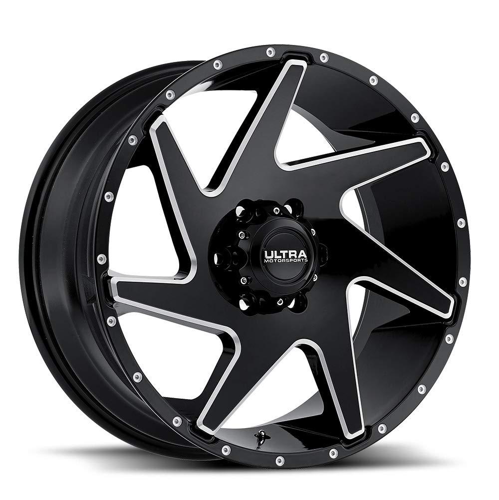 ULTRA 206-2163BM25 206BM Vortex Gloss Black with Milled Accents and Clear-Coat Wheel (20x10 INCH/6x135mm, -25mm offset) - High quality product image showing ULTRA 206-2163BM25 206BM Vortex Gloss Black with Milled Accents and Clear-Coat Wheel (20x10 INCH/6x135mm, -25mm offset) details and features