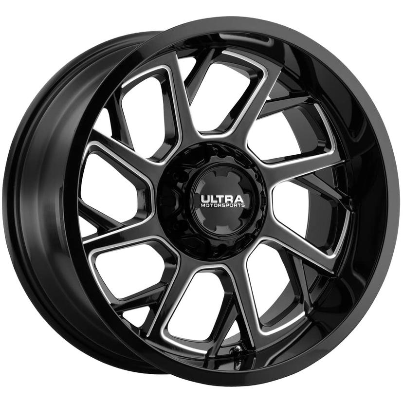 ULTRA 120-8935BM+18 120 Patriot 18x9 6x135/6x5.5 INCH +18mm Black/Milled Wheel Rim 18 INCH Inch