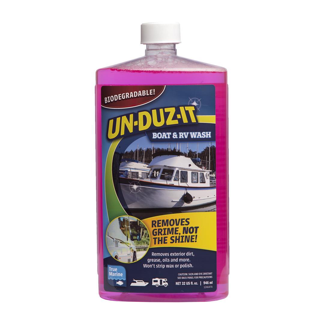 UNDUZIT 124722 UN-DUZ-IT Boat and RV Wash, Heavy Duty Cleaner, Boat Wash Concentrate, 32 Fl Oz Bottle - The Twister Group Tools product