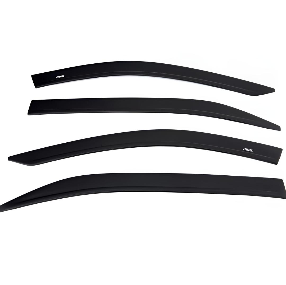 AVS 1774036 Low Profile Ventvisor / Rain Guard | Fits 2016 - 2023 Toyota Tacoma Double Cab, Matte Black - 4 pcs. - The Twister Group Tools product