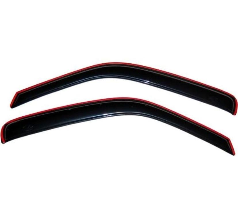 AVS 192436 In-Channel Ventvisor / Rain Guards | Fits 2005 - 2020 Nissan Frontier King Cab- Smoke, 2 pcs.