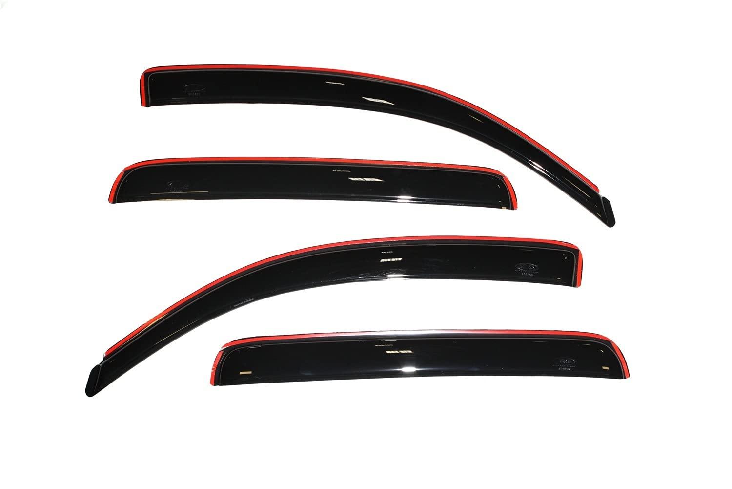 AVS 194056 In-Channel Ventvisor / Rain Guards | Fits 2005 - 2015 Toyota Tacoma Double Cab- Smoke, 4 pcs. - High quality product image showing AVS 194056 In-Channel Ventvisor / Rain Guards | Fits 2005 - 2015 Toyota Tacoma Double Cab- Smoke, 4 pcs. details and features