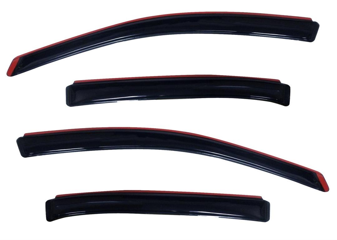 AVS 194194 In-Channel Ventvisor / Rain Guards | Fits 2010 - 2018 Ford Taurus- Smoke, 4 pcs. - The Twister Group Tools product