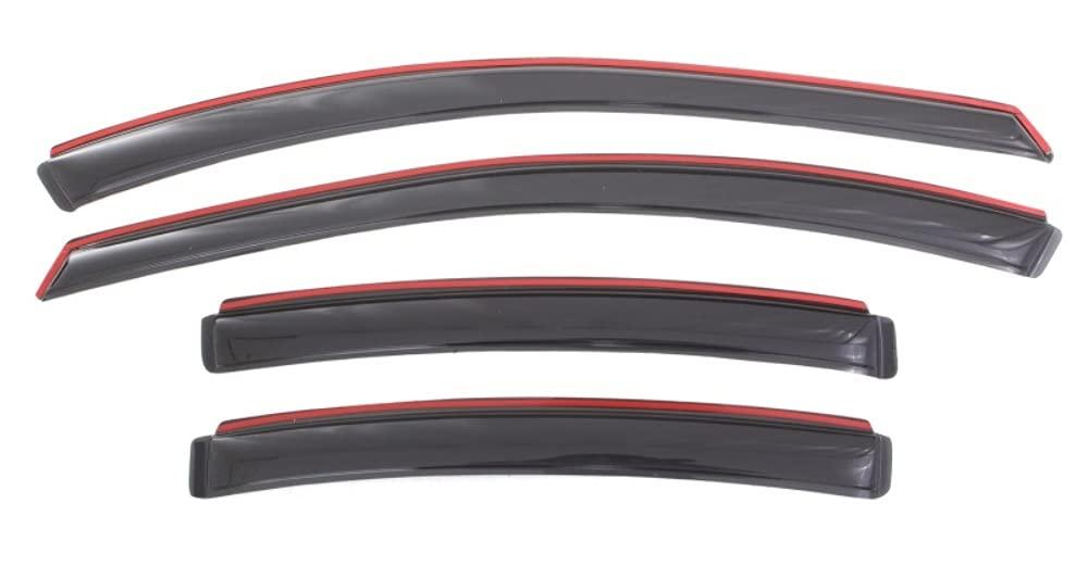 AVS 194611 In-Channel Ventvisor / Rain Guards | Fits 2011 - 2015 Chevrolet Cruze, 2016 Cruze Limited- Smoke, 4 pcs. - High quality product image showing AVS 194611 In-Channel Ventvisor / Rain Guards | Fits 2011 - 2015 Chevrolet Cruze, 2016 Cruze Limited- Smoke, 4 pcs. details and features