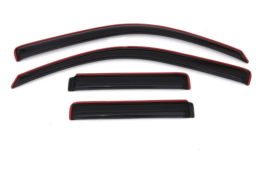 AVS 194733 In-Channel Ventvisor / Rain Guards | Fits 2002 - 2009 Chevrolet Trailblazer, 2006 - 2009 Trailblazer SS- Smoke, 4 pcs. - The Twister Group Tools product