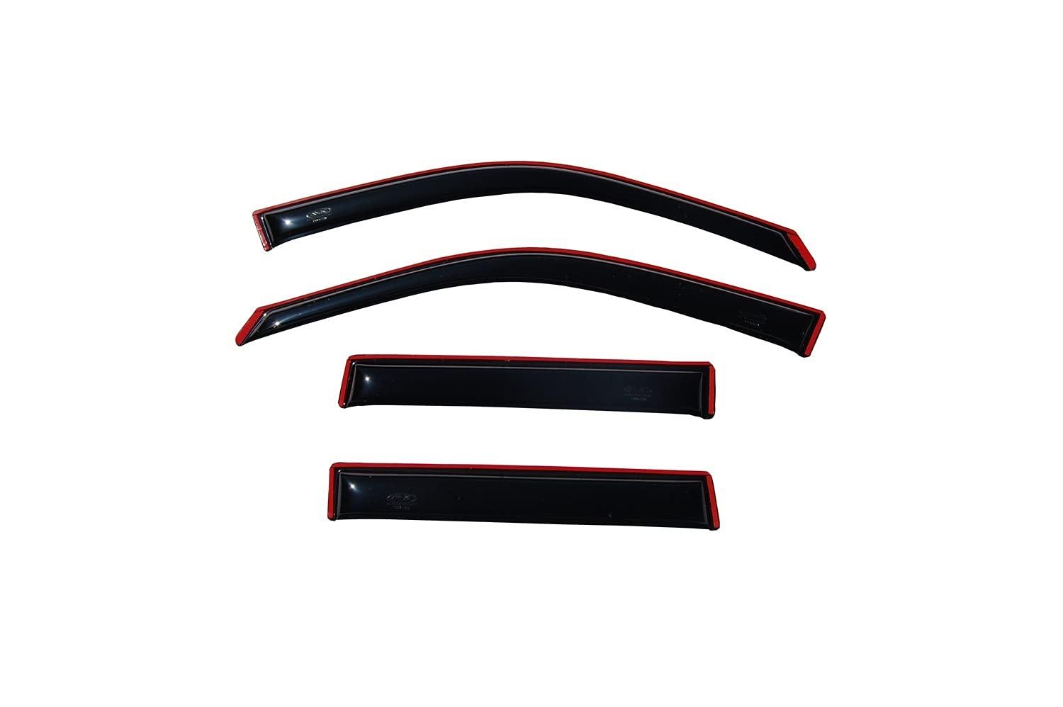 AVS 194819 Rainguard; Ventvisor; Aerodynamic Design; In-Channel; Smoke; Acrylic; Set of 4 - High quality product image showing AVS 194819 Rainguard; Ventvisor; Aerodynamic Design; In-Channel; Smoke; Acrylic; Set of 4 details and features