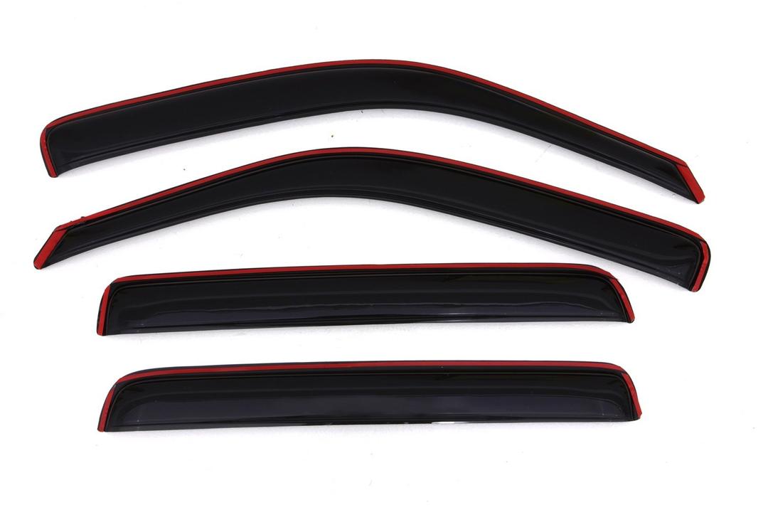 AVS 194832 In-Channel Ventvisor / Rain Guards | Fits 2006 - 2014 Honda Ridgeline- Smoke, 4 pcs. - The Twister Group Tools product