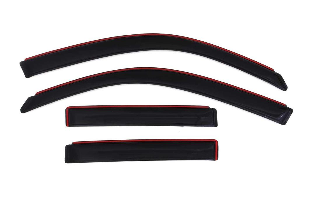 AVS 194924 In-Channel Ventvisor / Rain Guards | Fits 2003 - 2009 Toyota 4Runner- Smoke, 4 pcs. - The Twister Group Tools product