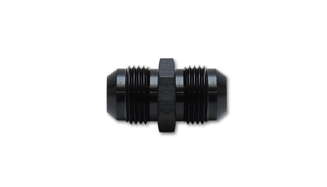 VIBRANT 10231 Power Fitting, Straight Coupler, Union Adapter, Male -4 AN to Male -4 AN, Aluminum, Black Anodized, each - The Twister Group Tools product