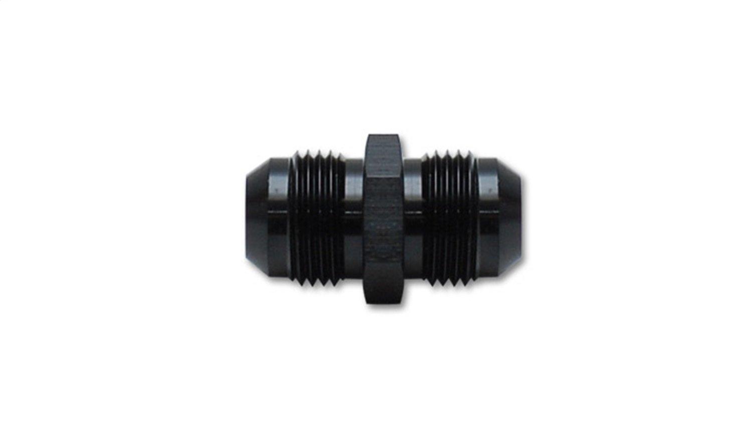 VIBRANT 10231 Power Fitting, Straight Coupler, Union Adapter, Male -4 AN to Male -4 AN, Aluminum, Black Anodized, each - High quality product image showing VIBRANT 10231 Power Fitting, Straight Coupler, Union Adapter, Male -4 AN to Male -4 AN, Aluminum, Black Anodized, each details and features