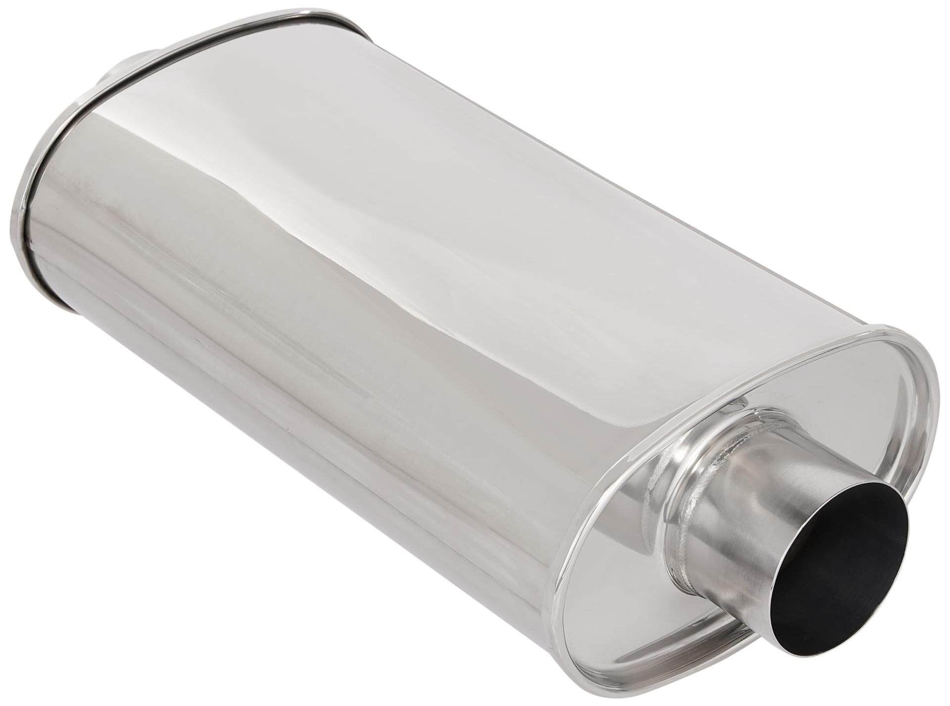 VIBRANT 1103 Oval Stainless Steel Muffler - High quality product image showing VIBRANT 1103 Oval Stainless Steel Muffler details and features