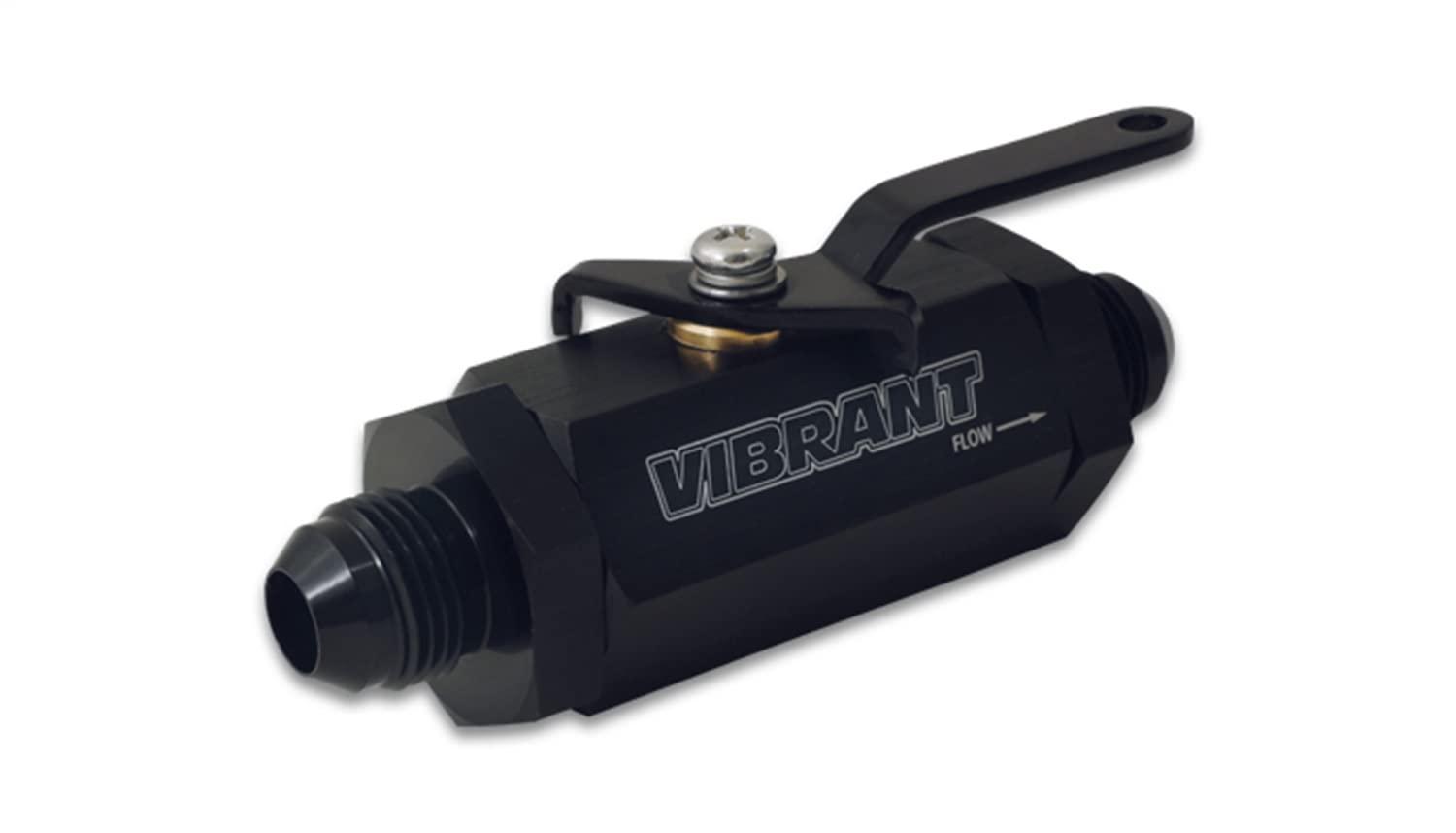 VIBRANT 16746 Performance -6an To -6an Male Shut Off Valve - High quality product image showing VIBRANT 16746 Performance -6an To -6an Male Shut Off Valve details and features