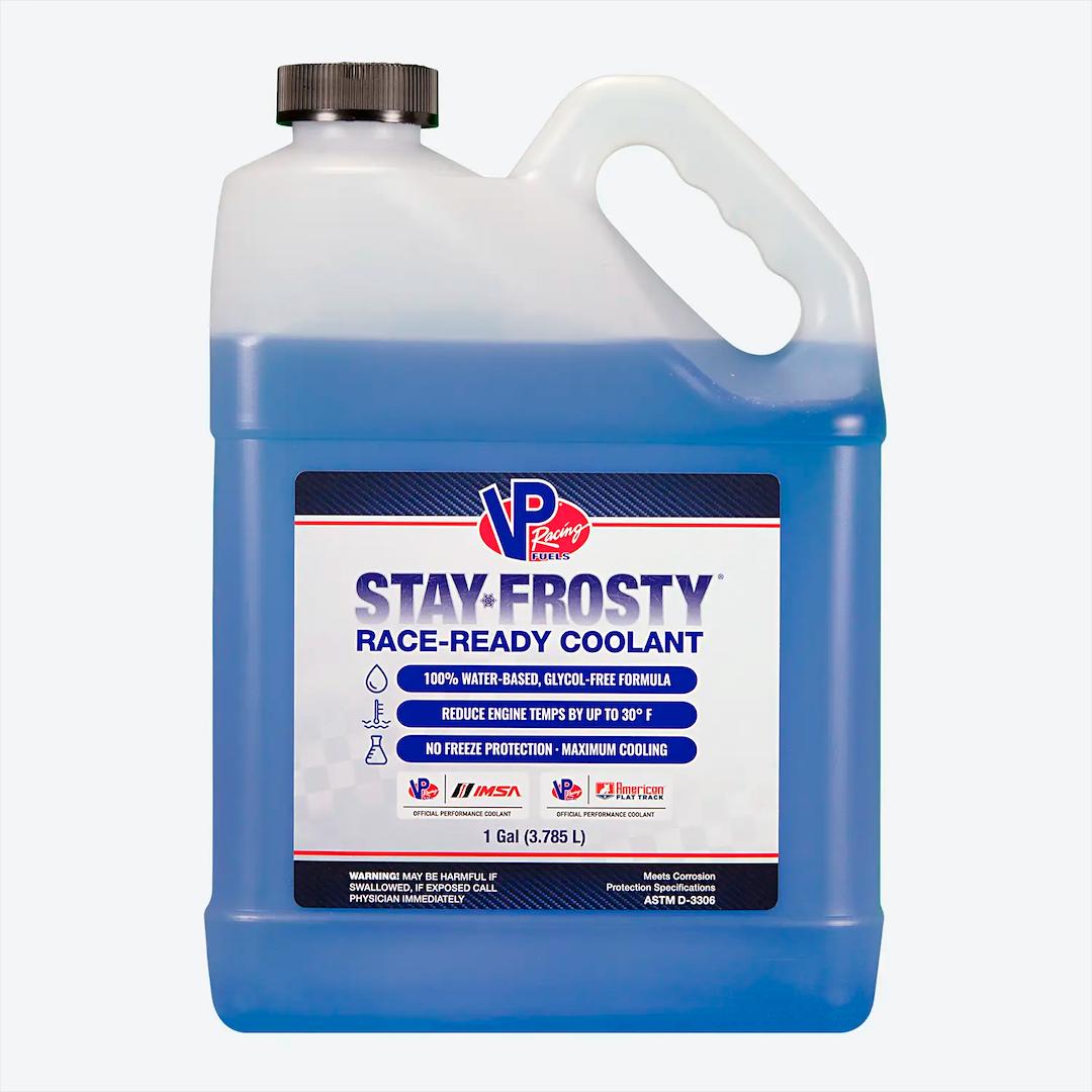 VP FUEL 23051 STAY FROSTY RACE READY COOLANT 1 GA, Pre-Mixed; Water Based; Blue; 1 Gallon Jug; Single - The Twister Group Tools product