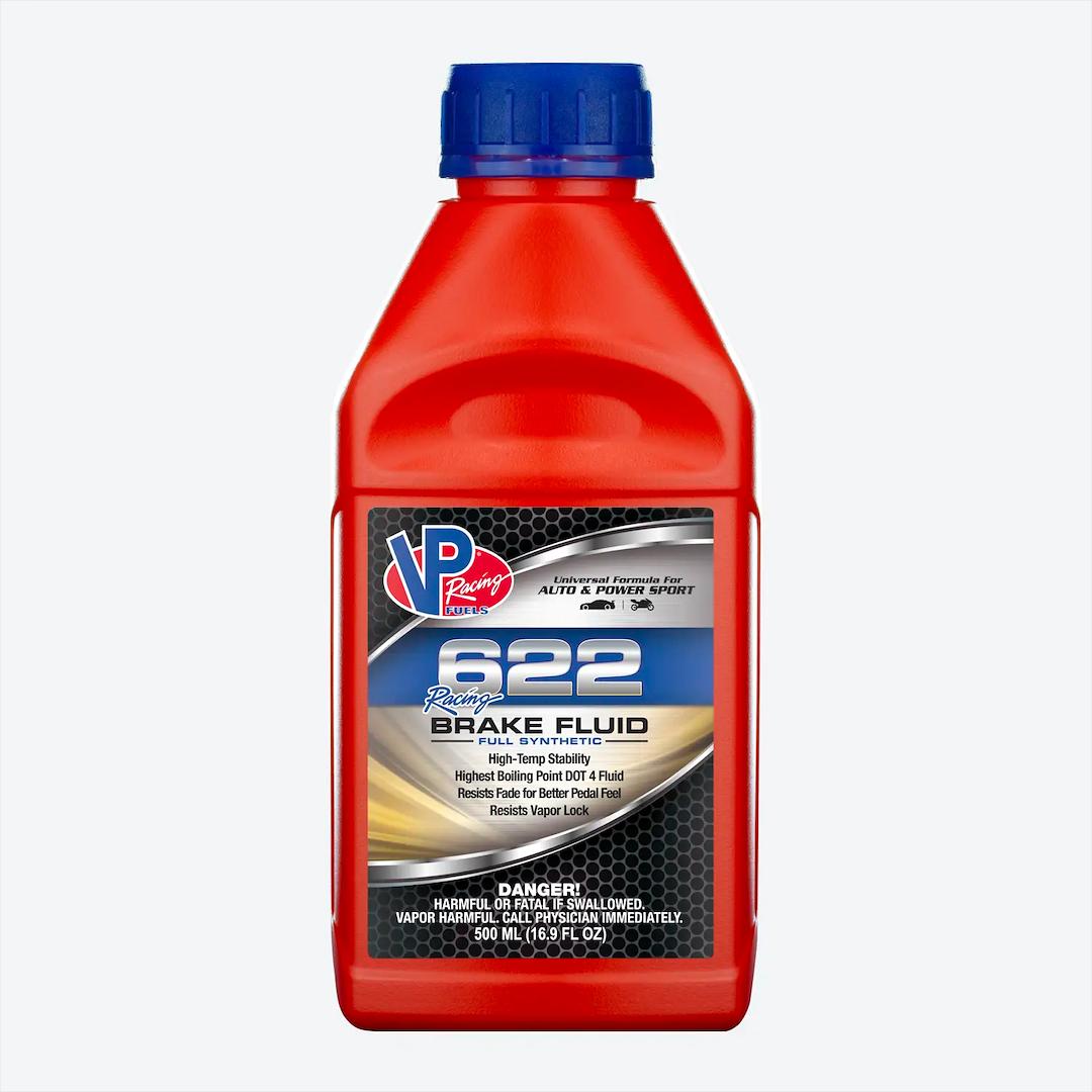 VP FUEL 2551 622 RACING BRAKE FLUID 500ML, Single; 16.9 Ounce Bottle; Full Synthetic DOT 4 - High quality product image showing VP FUEL 2551 622 RACING BRAKE FLUID 500ML, Single; 16.9 Ounce Bottle; Full Synthetic DOT 4 details and features