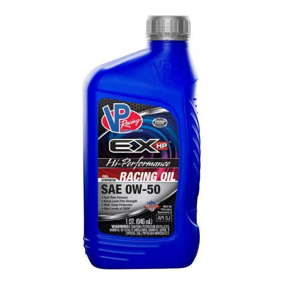 VP FUEL 2758 Oil; EX HP; SAE 0W-50; Full Synthetic; 1 Quart Bottle; Single