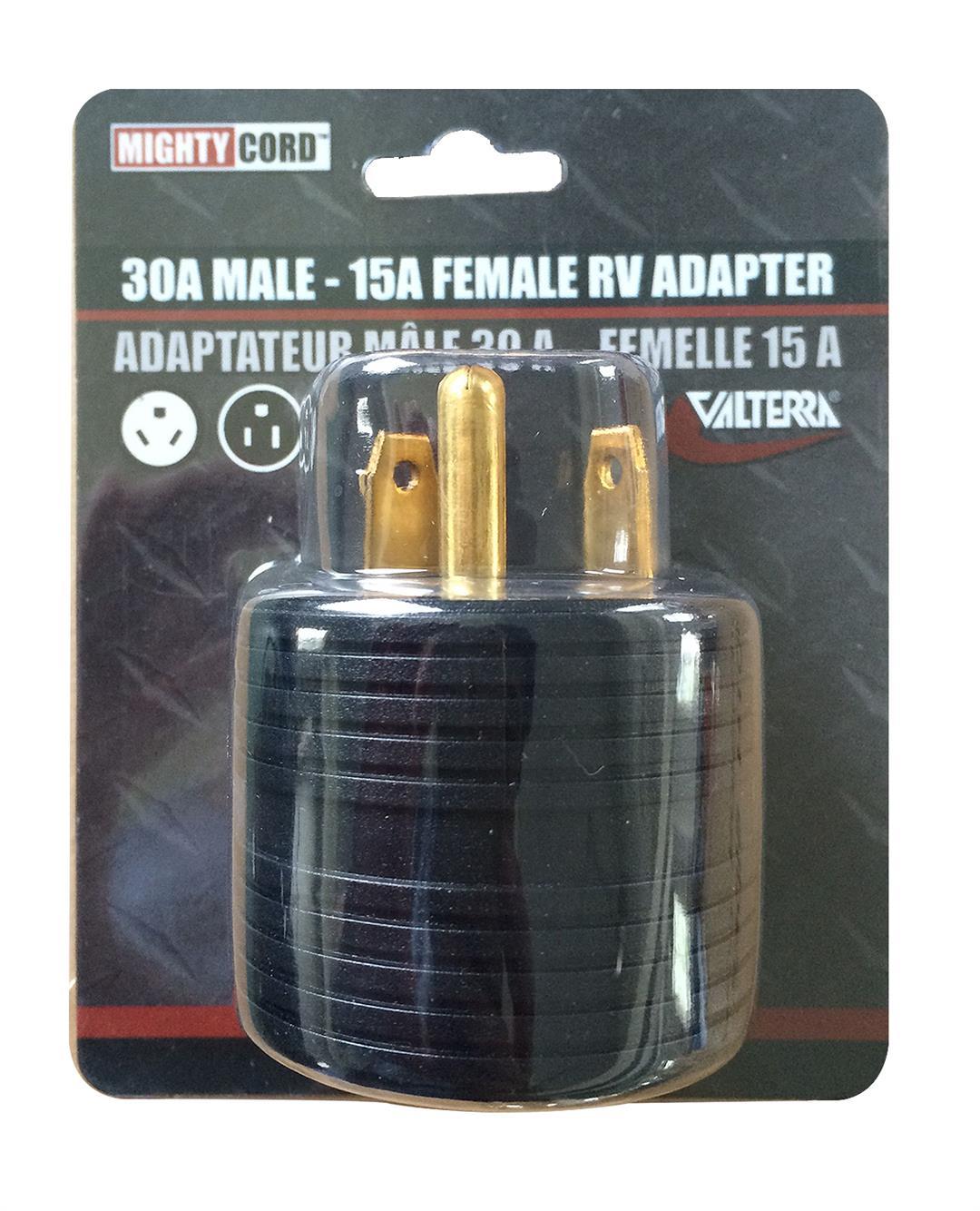 VALTERRA 03015ARDVP A1 30Am-15Af Adapter Plug Round - High quality product image showing VALTERRA 03015ARDVP A1 30Am-15Af Adapter Plug Round details and features