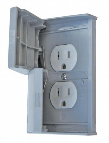 VALTERRA 3780SCREC Diamond Group Gray Standard Receptacle Cover - High quality product image showing VALTERRA 3780SCREC Diamond Group Gray Standard Receptacle Cover details and features