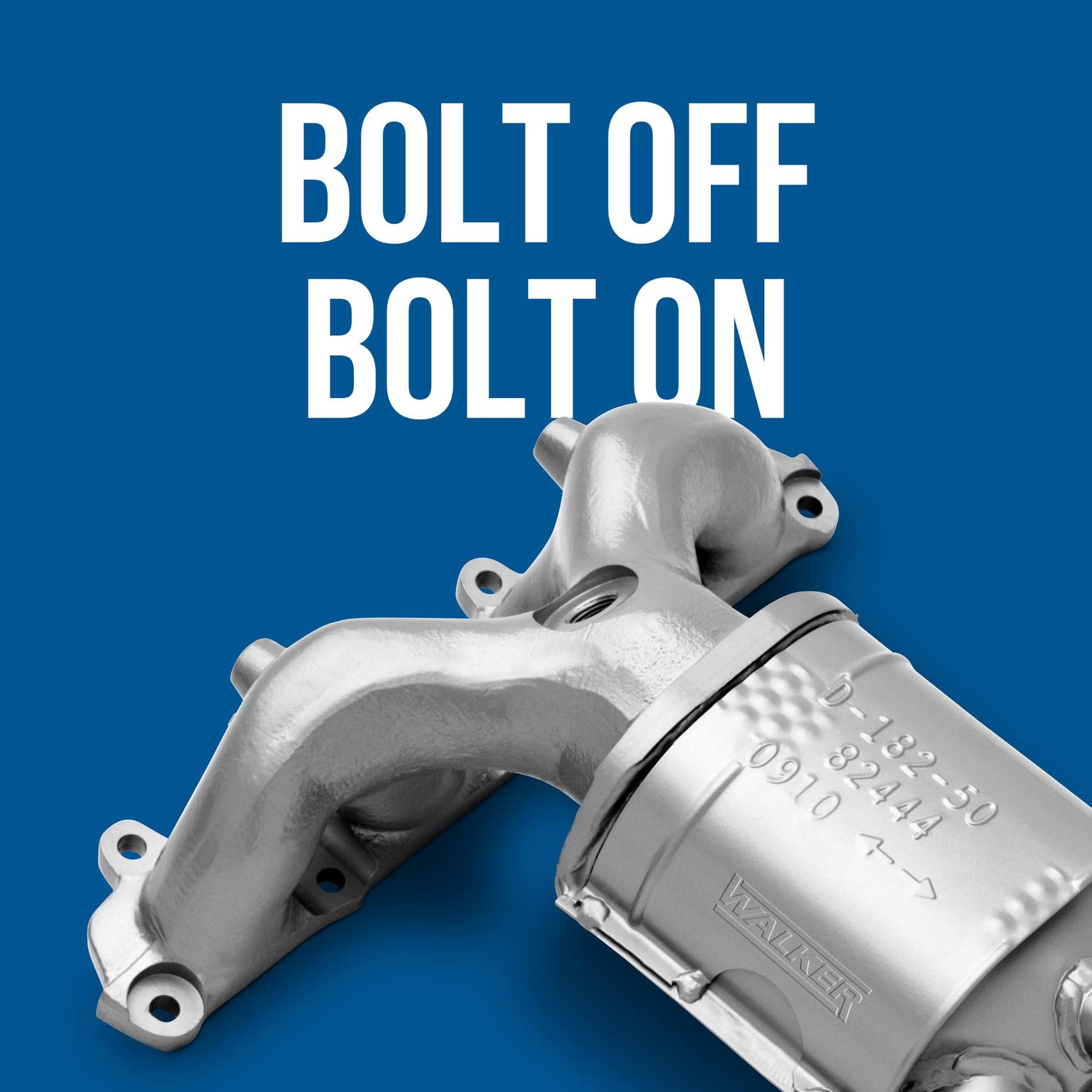 WALKER 16937 Exhaust Ultra EPA Direct Fit Catalytic Converter with Integrated Exhaust Manifold For 2016-2020 Toyota Tacoma (Position - Front Left) - High quality product image showing WALKER 16937 Exhaust Ultra EPA Direct Fit Catalytic Converter with Integrated Exhaust Manifold For 2016-2020 Toyota Tacoma (Position - Front Left) details and features