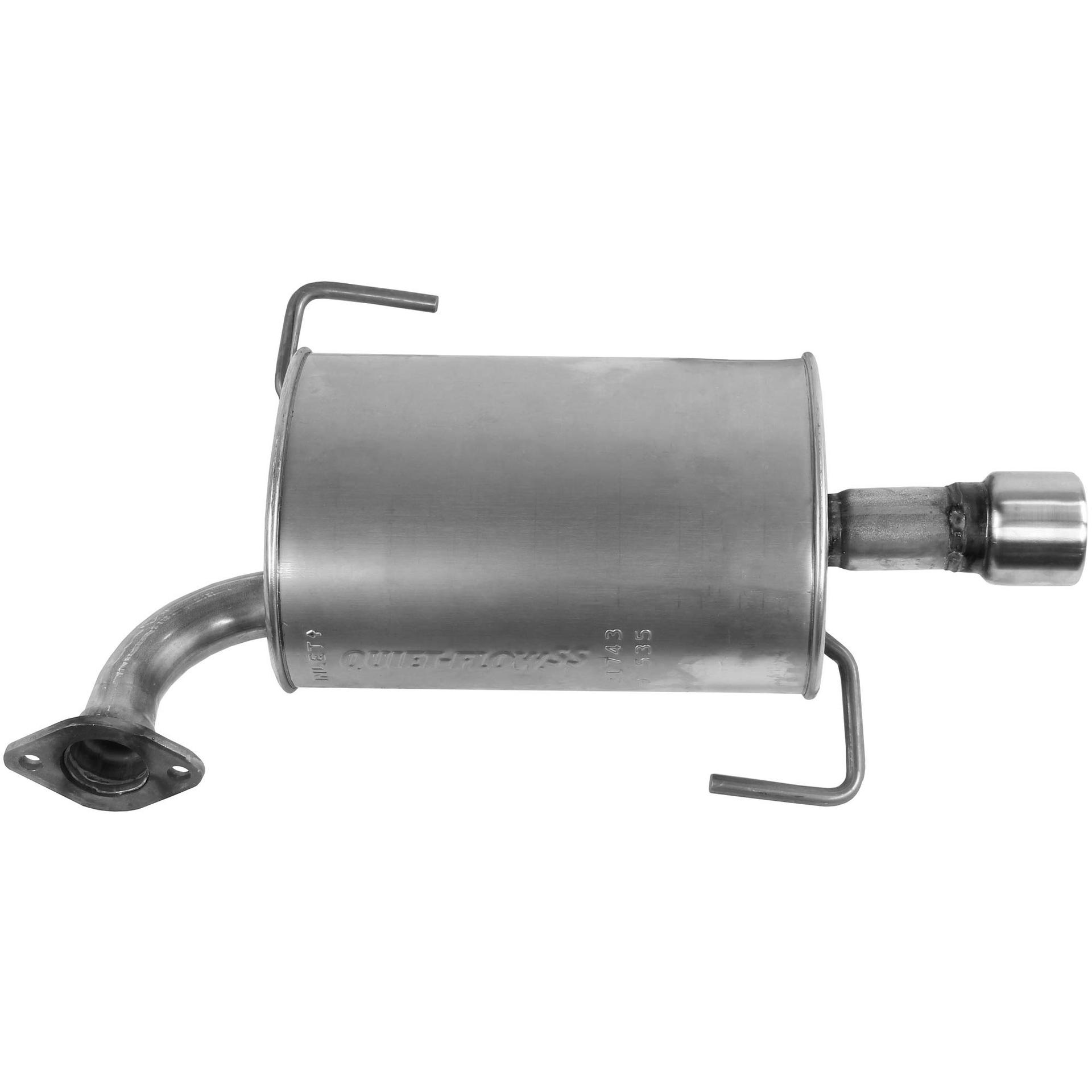 WALKER 21743 Quiet-Flow SS Direct Fit Exhaust Muffler 2.75 INCH Outlet (OD) for Subaru Legacy - High quality product image showing WALKER 21743 Quiet-Flow SS Direct Fit Exhaust Muffler 2.75 INCH Outlet (OD) for Subaru Legacy details and features