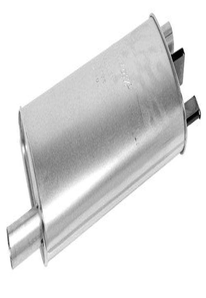 WALKER 22105 Quiet-Flow SS Direct Fit Exhaust Muffler 2 INCH Inlet (ID) 2 INCH Outlet (ID) for Chevrolet Impala - High quality product image showing WALKER 22105 Quiet-Flow SS Direct Fit Exhaust Muffler 2 INCH Inlet (ID) 2 INCH Outlet (ID) for Chevrolet Impala details and features