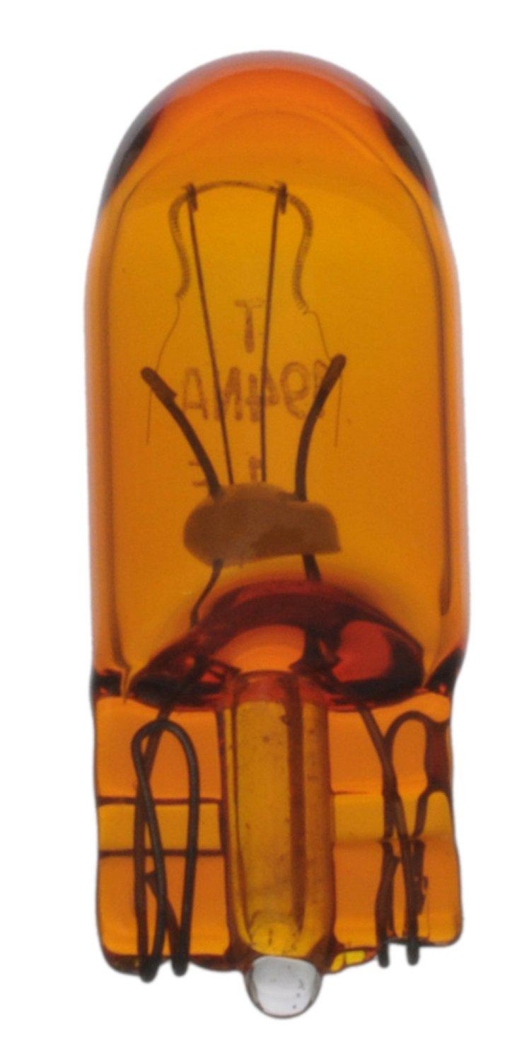 WAGNER 194NA Side Marker Light Bulb; Standard Series; OE Replacement; 194; Wedge; Natural Amber (Case of 10) - High quality product image showing WAGNER 194NA Side Marker Light Bulb; Standard Series; OE Replacement; 194; Wedge; Natural Amber (Case of 10) details and features
