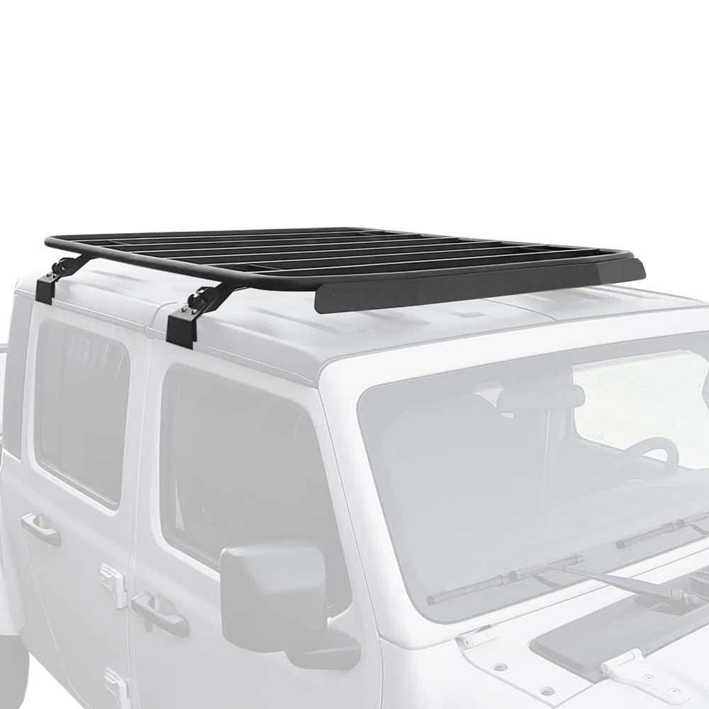 WARRIOR 10906 Platform Roof Cargo Basket Made for and Compatible with The 2020-2022 Jeep Gladiator - High quality product image showing WARRIOR 10906 Platform Roof Cargo Basket Made for and Compatible with The 2020-2022 Jeep Gladiator details and features
