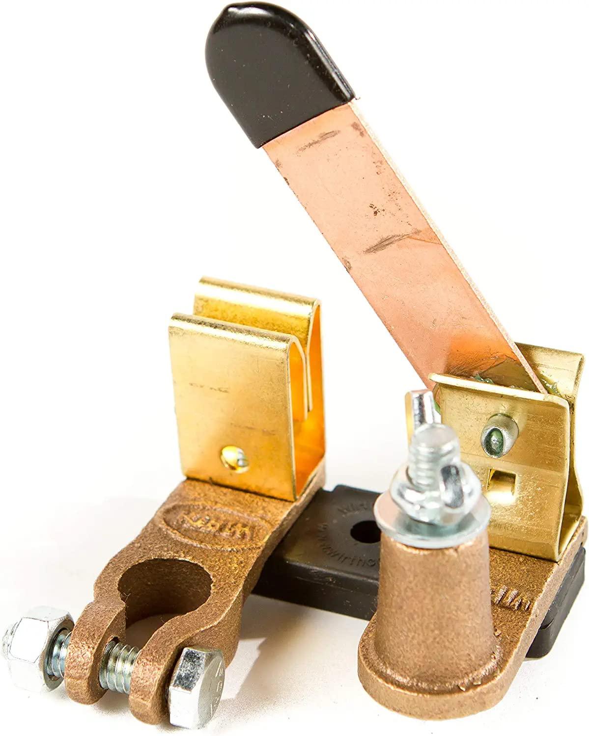 WIRTHCO 20148 Battery Doctor Battery Disconnect Knife Switch for Top Post Batteries, Low Vertical Operations, 12v Car Battery Kill Switch for Negative Post, Made In USA - High quality product image showing WIRTHCO 20148 Battery Doctor Battery Disconnect Knife Switch for Top Post Batteries, Low Vertical Operations, 12v Car Battery Kill Switch for Negative Post, Made In USA details and features