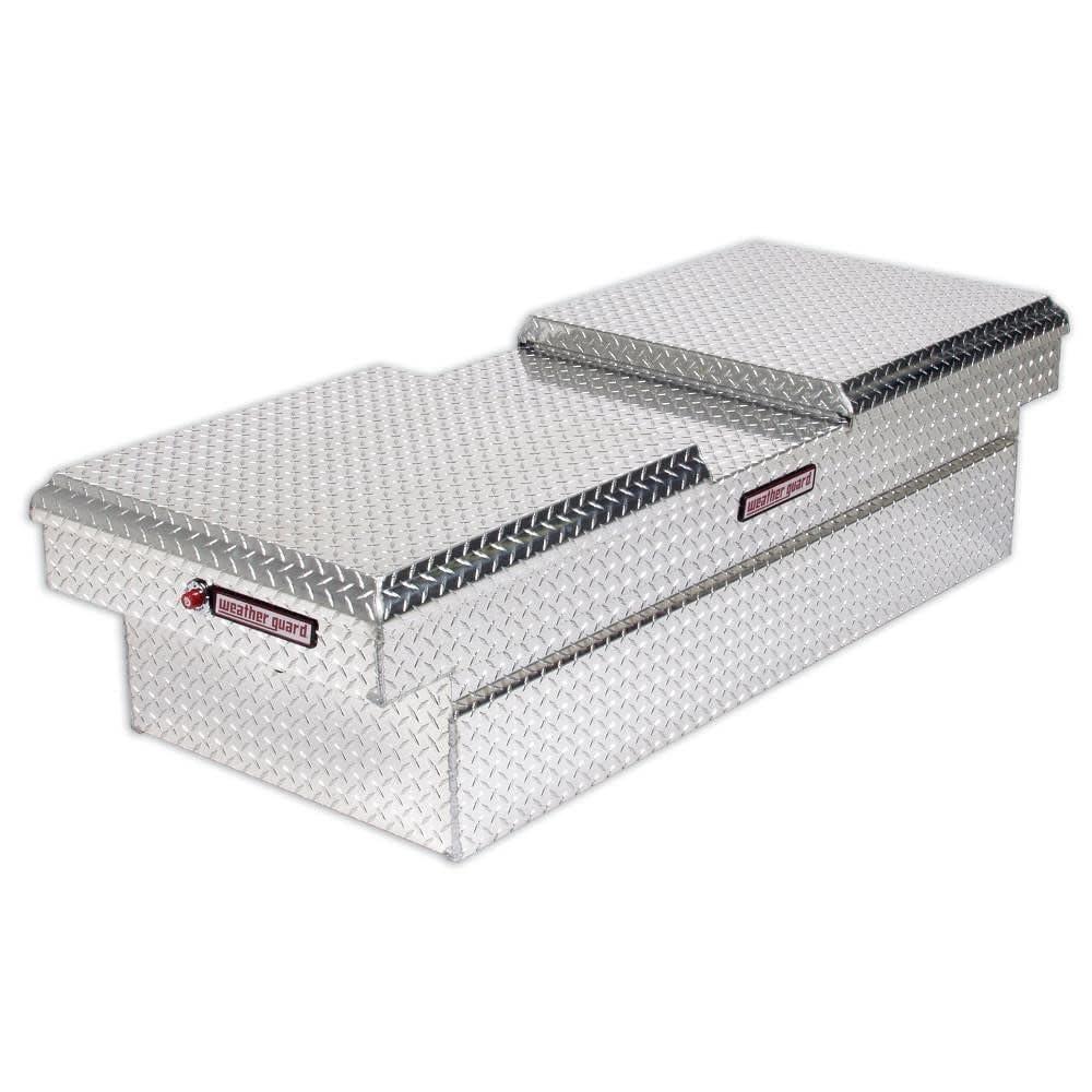 WEATHER GUARD 114-0-01 Crossover Truck Box, Silver, 71-1/2 in. W - High quality product image showing WEATHER GUARD 114-0-01 Crossover Truck Box, Silver, 71-1/2 in. W details and features