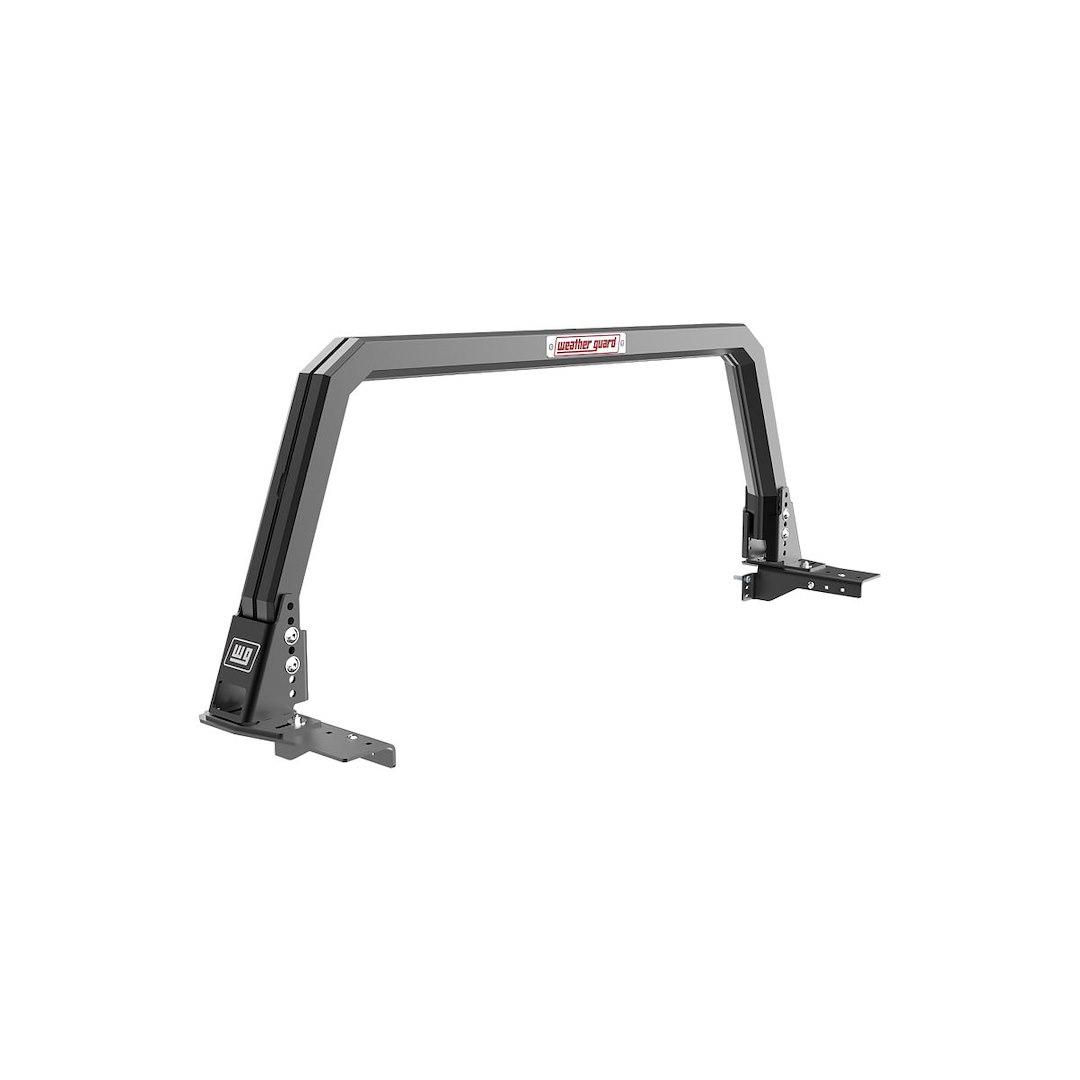 WEATHER GUARD 11902-52-01 OPEN FRAME ALUMINUM HEADACHE RACK, Open Frame; Powder Coated; Matte Black; Aluminum; With Mounting Brackets And Hardware - The Twister Group Tools product