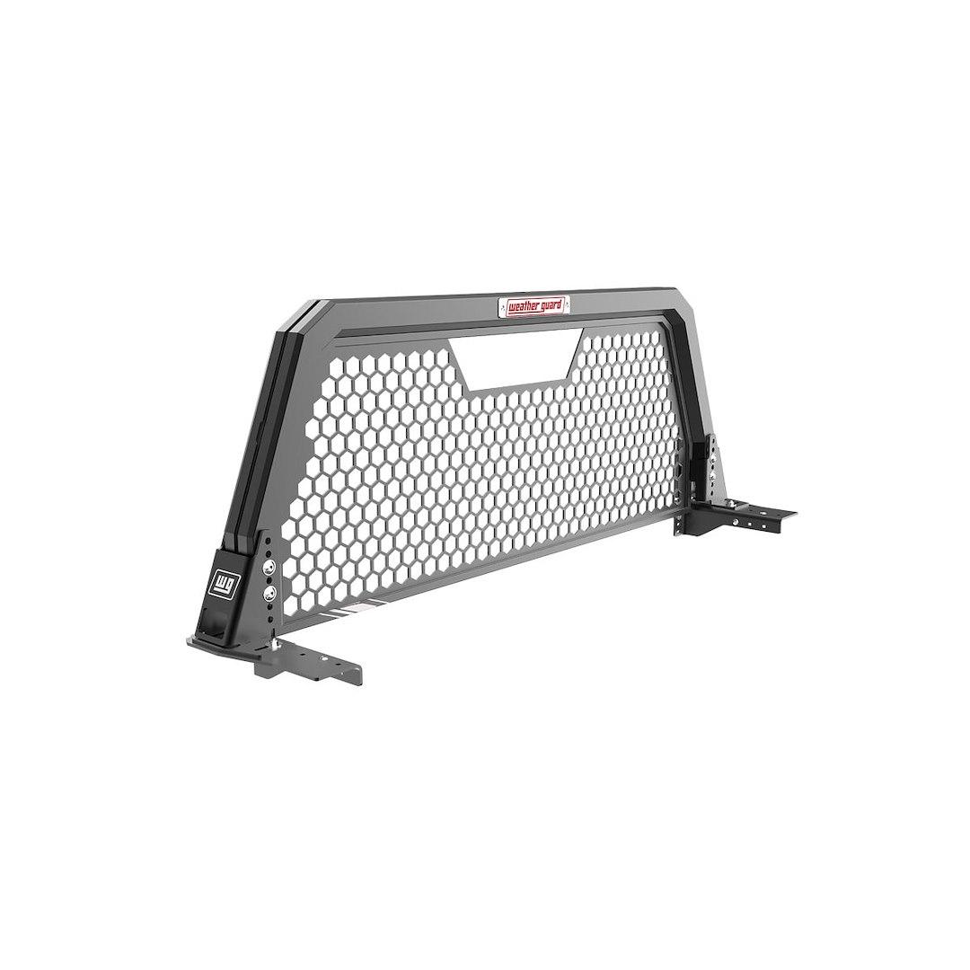 WEATHER GUARD 11906-52-01 HEX ALUMINUM HEADACHE RACK, Hex Rack; Powder Coated; Matte Black; Aluminum; With Mounting Brackets And Hardware - High quality product image showing WEATHER GUARD 11906-52-01 HEX ALUMINUM HEADACHE RACK, Hex Rack; Powder Coated; Matte Black; Aluminum; With Mounting Brackets And Hardware details and features