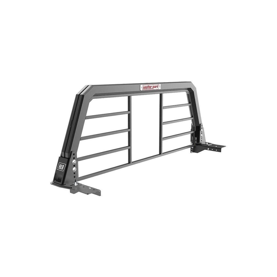 WEATHER GUARD 11908-52-01 HALF BAR ALUMINUM HEADACHE RACK, Half Bar Rack; Powder Coated; Matte Black; Aluminum; With Mounting Brackets And Hardware - The Twister Group Tools product