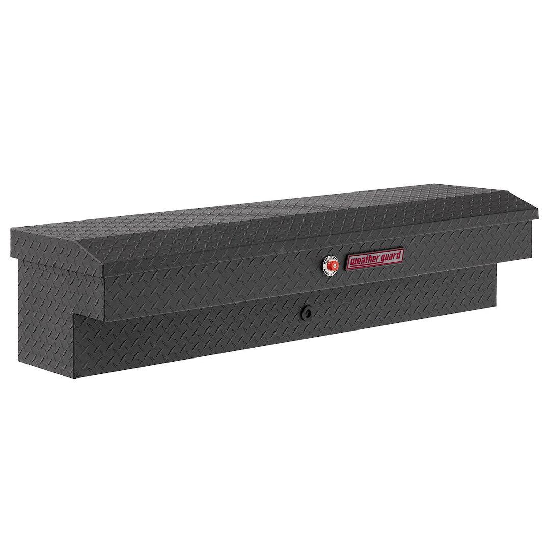 WEATHER GUARD 174-52-04 LO-SIDE BOX, Lo-Side; Single Lid; Powder Coated; Textured Matte Black; Aluminum; 56 Inch Length x 17 Inch Width x 13 Inch Height; 4 Cubic Feet Capacity - The Twister Group Tools product