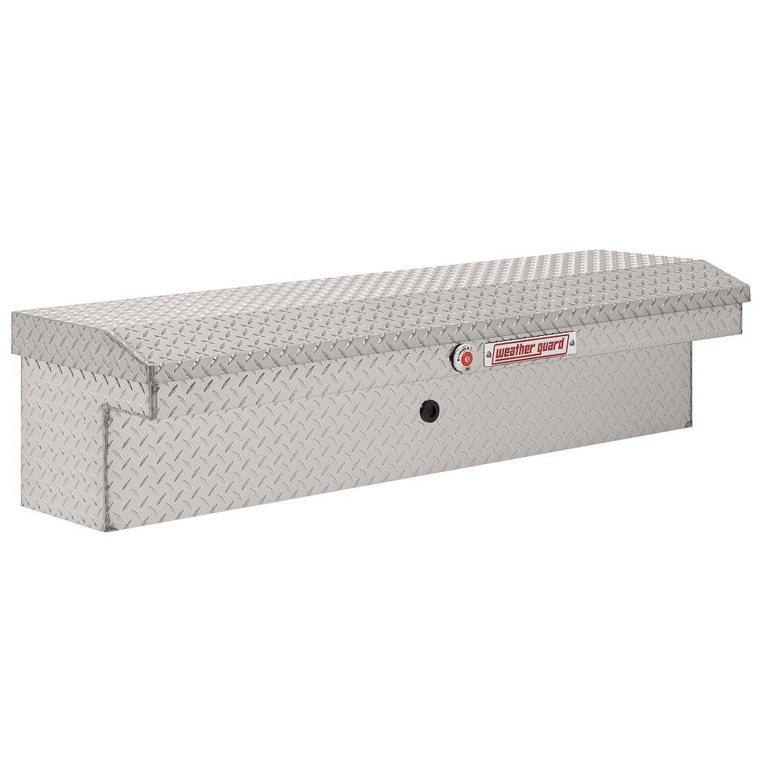 WEATHER GUARD 178-0-04 LO-SIDE BOX, Lo-Side; Low Profile; Single Lid; Clear; Aluminum; 56 Inch Length x 17 Inch Width x 13 Inch Height; 4 Cubic Feet Capacity - The Twister Group Tools product