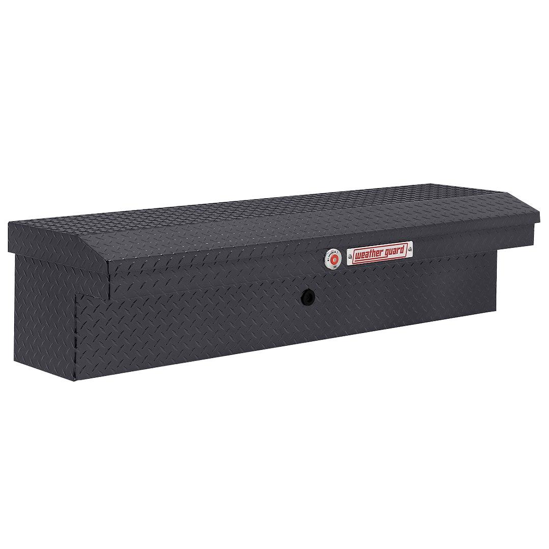 WEATHER GUARD 178-6-04 LO-SIDE BOX, Lo-Side; Low Profile; Single Lid; Powder Coated; Gunmetal Gray; Aluminum; 56 Inch Length x 17 Inch Width x 13 Inch Height; 4 Cubic Feet Capacity - High quality product image showing WEATHER GUARD 178-6-04 LO-SIDE BOX, Lo-Side; Low Profile; Single Lid; Powder Coated; Gunmetal Gray; Aluminum; 56 Inch Length x 17 Inch Width x 13 Inch Height; 4 Cubic Feet Capacity details and features