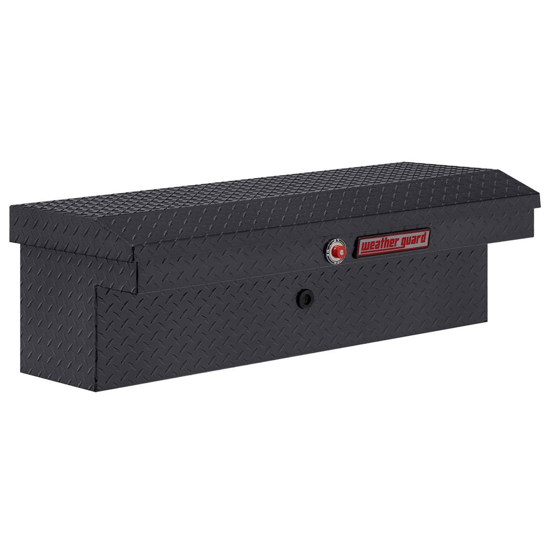 WEATHER GUARD 180-6-03 Model 41in Low Profile Lo-Side Box, Aluminum, Gunmetal Gray, 3.8 cu ft - The Twister Group Tools product
