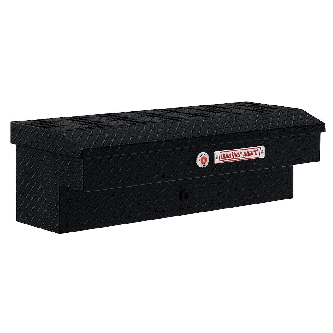 WEATHER GUARD 184-5-04 LO-SIDE BOX, Lo-Side; Single Lid; Powder Coated; Gloss Black; Aluminum; 41 Inch Length x 17 Inch Width x 13 Inch Height; 3 Cubic Feet Capacity - High quality product image showing WEATHER GUARD 184-5-04 LO-SIDE BOX, Lo-Side; Single Lid; Powder Coated; Gloss Black; Aluminum; 41 Inch Length x 17 Inch Width x 13 Inch Height; 3 Cubic Feet Capacity details and features