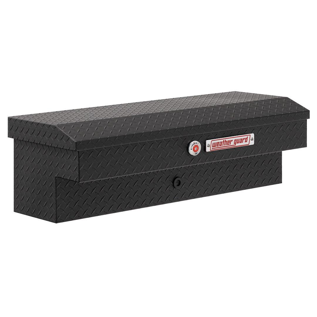 WEATHER GUARD 184-52-04 LO-SIDE BOX, Lo-Side; Single Lid; Powder Coated; Textured Matte Black; Aluminum; 41 Inch Length x 17 Inch Width x 13 Inch Height; 3 Cubic Feet Capacity - High quality product image showing WEATHER GUARD 184-52-04 LO-SIDE BOX, Lo-Side; Single Lid; Powder Coated; Textured Matte Black; Aluminum; 41 Inch Length x 17 Inch Width x 13 Inch Height; 3 Cubic Feet Capacity details and features