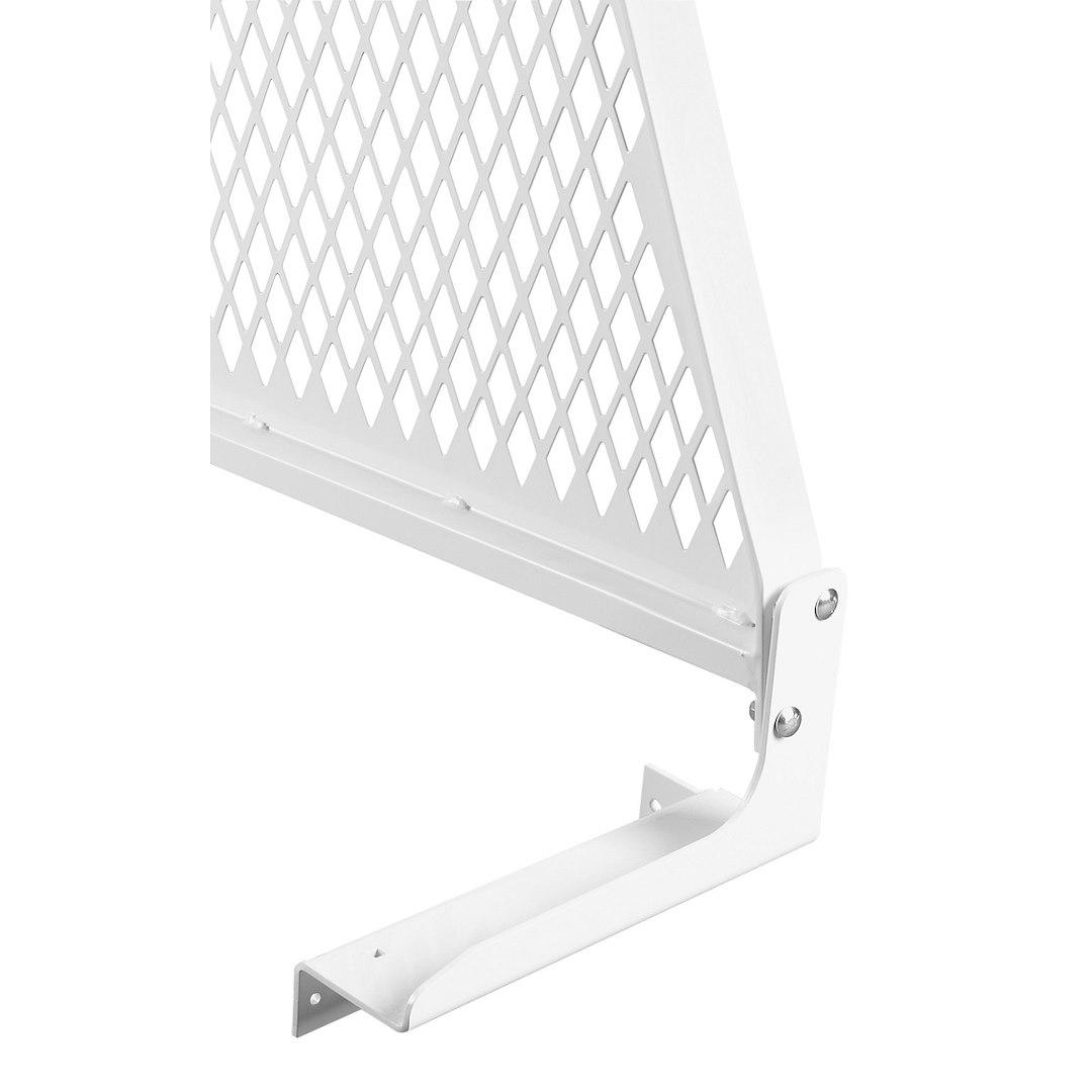 WEATHER GUARD 1925-3-02 CAB PRTCTR MTN 65.0-65.5FT WHT, For Use with Protect-A-Rail Headache Rack; 13 Inch Length x 4 Inch Width x 6 Inch Height; White; Powder Coated; Steel - High quality product image showing WEATHER GUARD 1925-3-02 CAB PRTCTR MTN 65.0-65.5FT WHT, For Use with Protect-A-Rail Headache Rack; 13 Inch Length x 4 Inch Width x 6 Inch Height; White; Powder Coated; Steel details and features