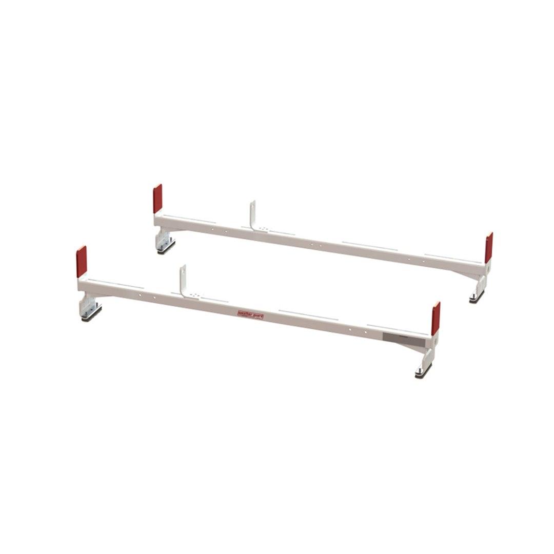WEATHER GUARD 218-3-03 ALL PURPOSE MINI RACK 60, Channel Mount; Multi-Fit; 12 Inch Height; Set Of 2; Powder Coated; White; Steel - High quality product image showing WEATHER GUARD 218-3-03 ALL PURPOSE MINI RACK 60, Channel Mount; Multi-Fit; 12 Inch Height; Set Of 2; Powder Coated; White; Steel details and features