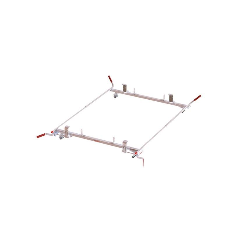 WEATHER GUARD 234-3-03 Ladder Rack; Quick Clamp; Dual Clamp On Street and Curb Side; Multi-Fit; 70 Inch Width; Adjustable; Aluminum; Requires Ladder Rack Mounting Bracket Depending On Application Only If Listed - The Twister Group Tools product