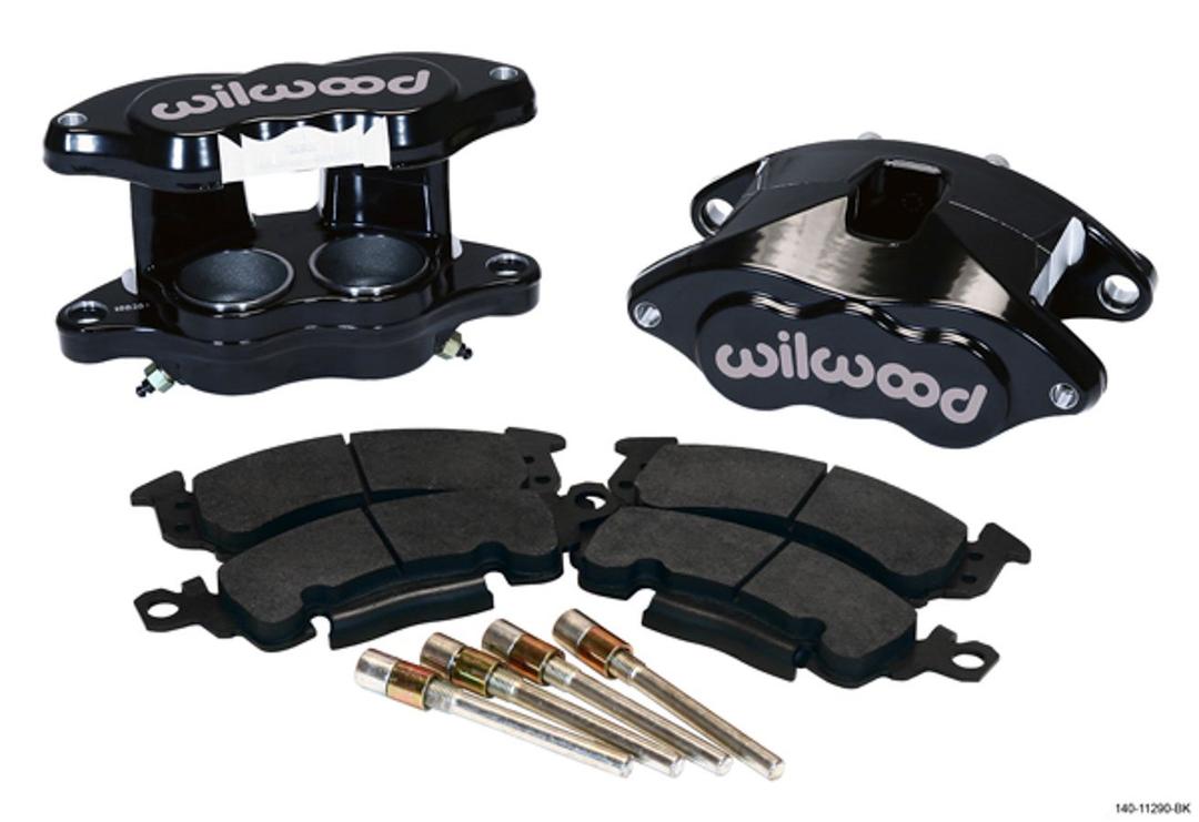 WILWOOD 140-11290-BK Front Caliper Kit (D52 / Big GM Blk Powder coat), Black - The Twister Group Tools product