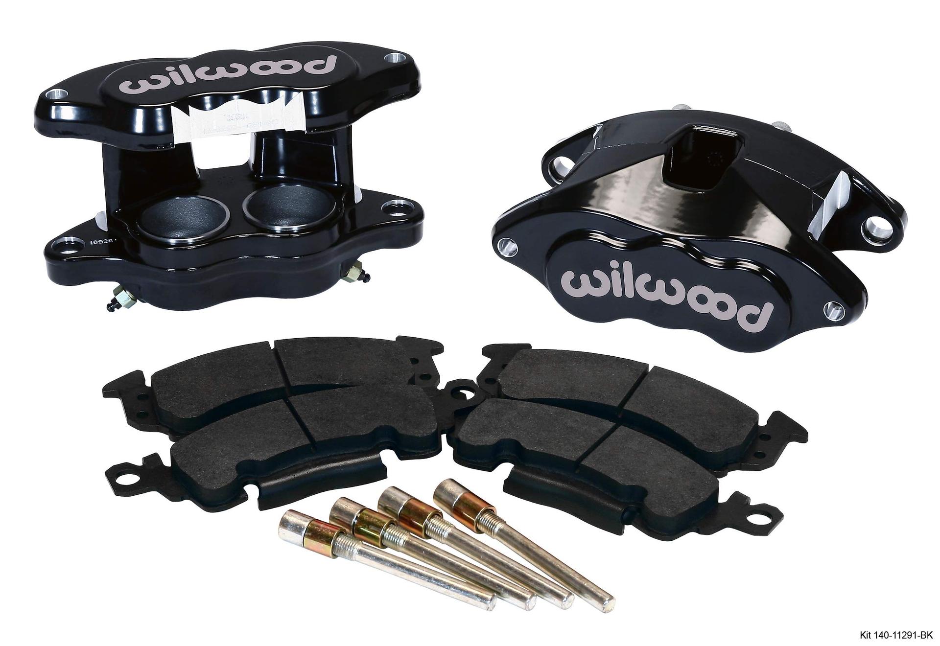 WILWOOD 140-11291-BK Gates Black Powder Coated Front Caliper Kit - High quality product image showing WILWOOD 140-11291-BK Gates Black Powder Coated Front Caliper Kit details and features