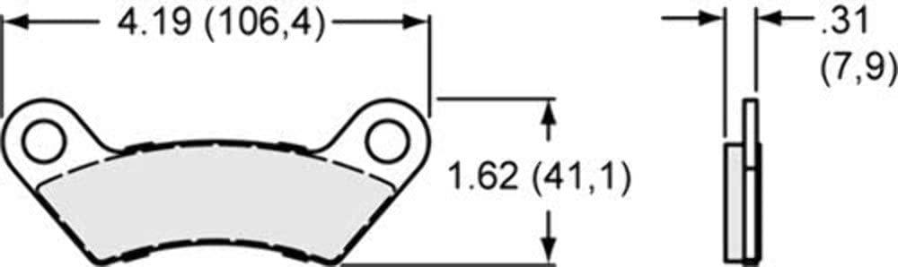 WILWOOD 150-11648K PAD,CALIPER,SC10.185 THK,AXLE SET - The Twister Group Tools product