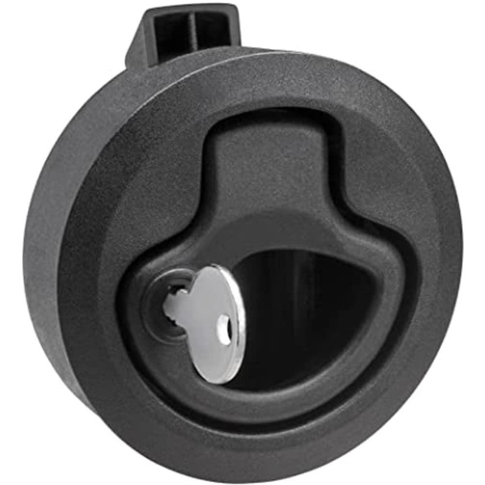 WHITECAP 3228B BLACK NYLON LOCKING SLAM LATCH - High quality product image showing WHITECAP 3228B BLACK NYLON LOCKING SLAM LATCH details and features