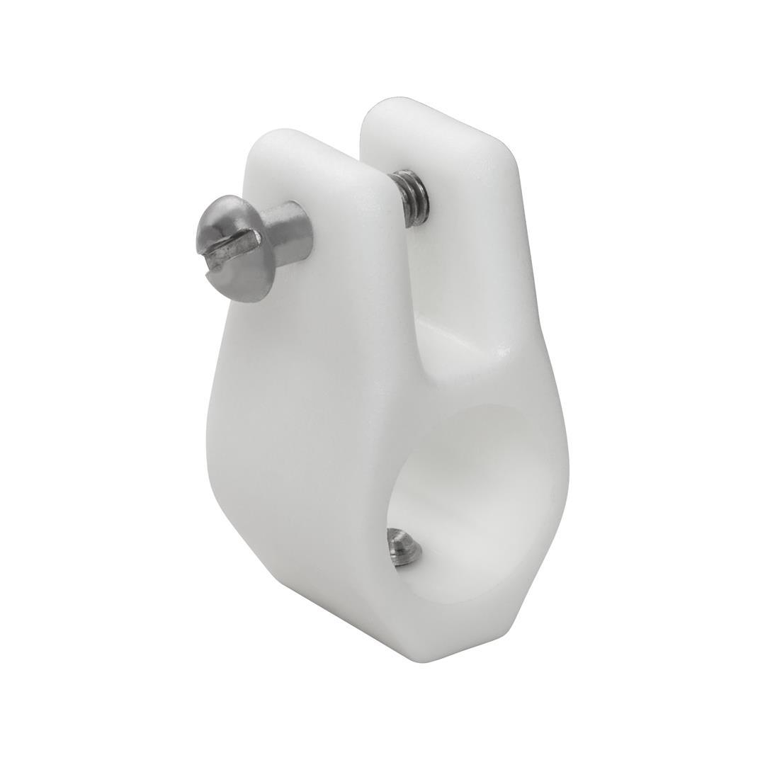 WHITECAP 3406WP Nylon Jaw Slide for 3/4 INCH Round Tubing - White - High quality product image showing WHITECAP 3406WP Nylon Jaw Slide for 3/4 INCH Round Tubing - White details and features